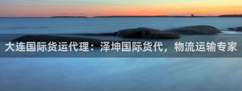 尊龙人生就是博送38：大连国际货运代理：泽坤国际货代，物
