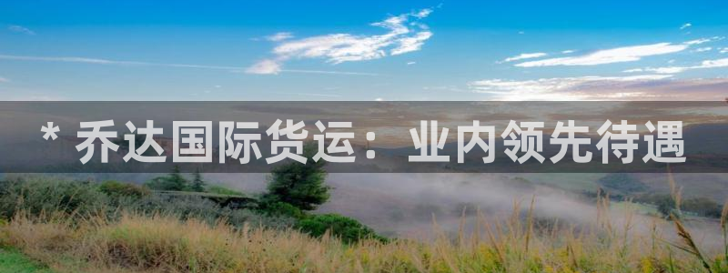 尊龙凯时捕鱼游戏能玩吗：* 乔达国际货运：业内领先待遇