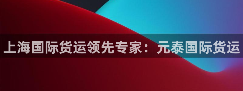 尊龙凯时有假么：上海国际货运领先专家：元泰国际货运