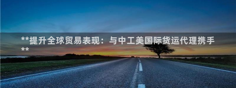尊龙凯时官网正规吗：**提升全球贸易表现：与中工美国际货