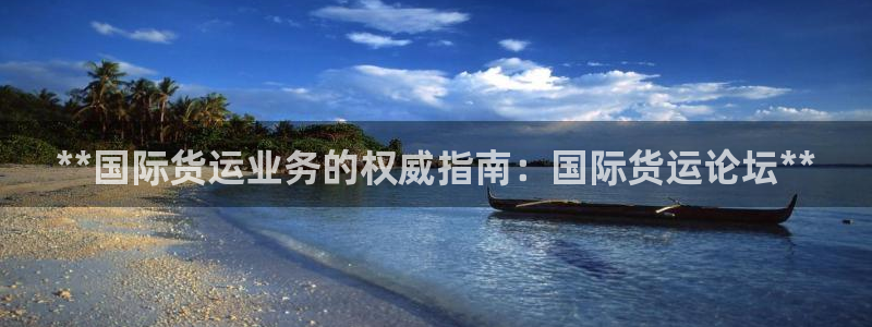 尊龙人生就是博登录首页：**国际货运业务的权威指南：国际