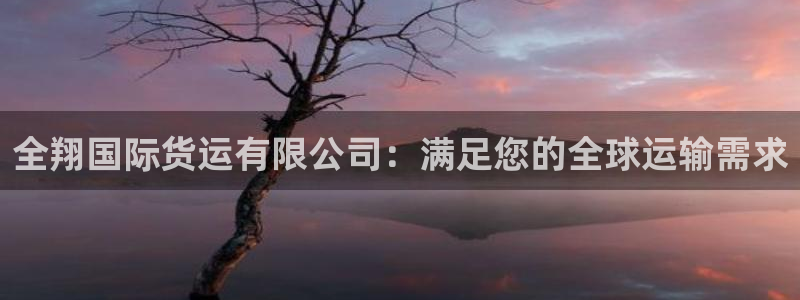 尊龙凯时旗舰厅官网：全翔国际货运有限公司：满足您的全球运