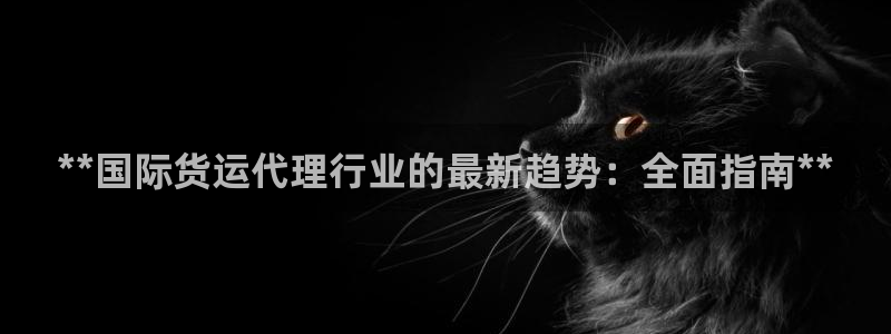 尊龙d88用现推选ag发财网：**国际货运代理行业的最新